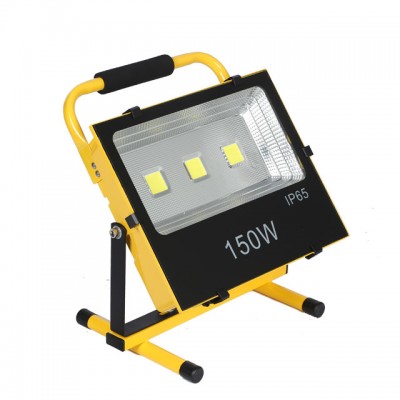 Portable IP65 waterproof Rechargeable Ternary Li-battery 10w 20w 30w 50w 100w 150w led charging flood lights